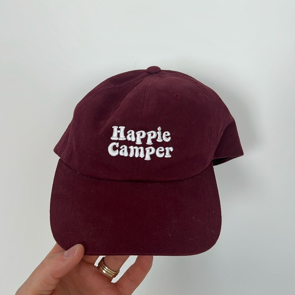 Happy camper ball cap